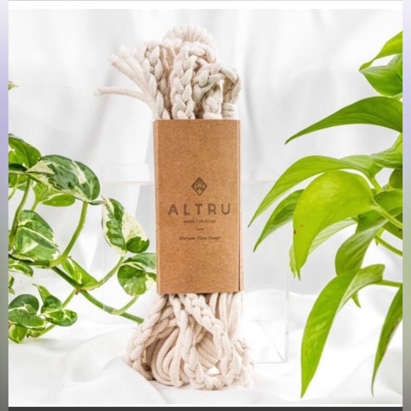 ALTRU Macrame Plant Hanger Rope Bohemian Decor - Picture 2 of 7